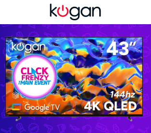 Kogan 43" QLED 4K 144Hz Smart AI Google TV Product Image