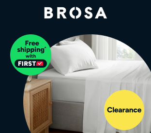 Brosa 100% Australian Cotton Bed Sheet Set (Queen, White) Product Image