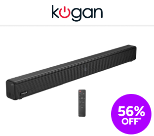 Kogan 2.1 Channel 100W Dolby Atmos Soundbar with Built-in Subwoofer Product Image