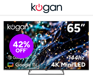 Kogan 65" Mini-LED QLED 4K Smart AI Google TV - MQ9T Product Image