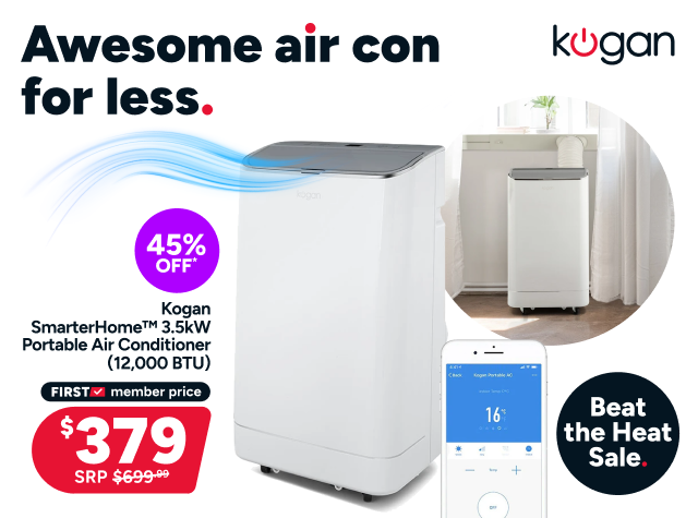 Kogan SmarterHome™ 3.5kW Portable Air Conditioner