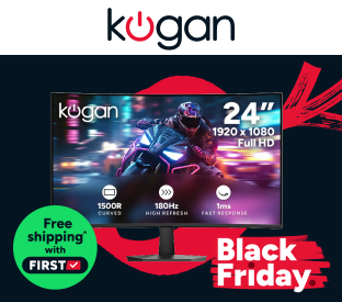 Kogan 24" Curved Full HD 180Hz 1ms FreeSync Gaming Monitor Product Image