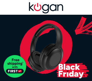 Kogan NC35 Noise-Cancelling Headphones (Black) Product Image