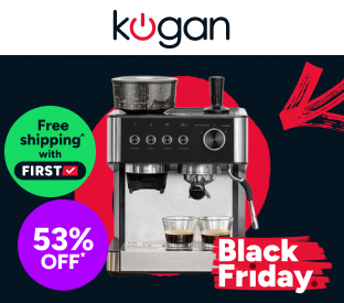 Kogan Espresso Barista Coffee Machine and Grinder Product Image