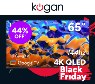 Kogan 65" QLED 4K 144Hz Smart AI Google TV Product Image