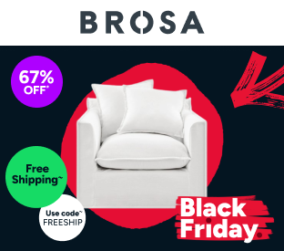 Brosa Palermo Armchair (White) Product Image