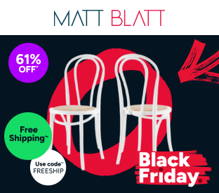 Set of 2 Matt Blatt Bentwood Chairs Product Image