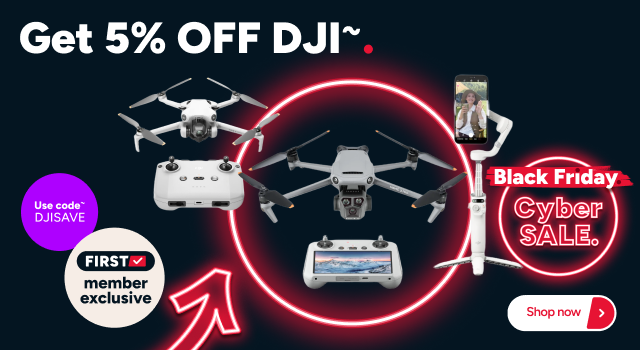 5% OFF DJI for FIRST members~