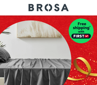 Brosa 100% Sateen Cotton Bed Sheet Set (Queen) Product Image