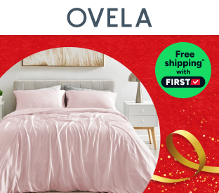 Ovela 100% Natural Bamboo Quilt Cover Set (Queen) Product Image