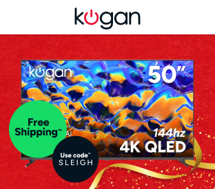 Kogan 50" QLED 4K 144Hz Smart AI Google TV Product Image