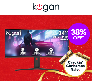 Kogan Infinity 34" Curved Ultrawide WQHD 180Hz Gaming Monitor (3440 x 1440) Product Image