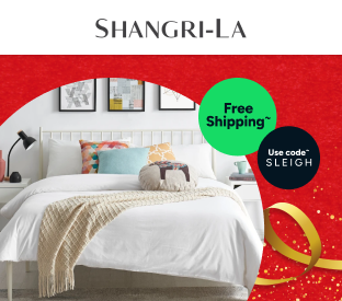 Shangri-La Dallas Bed Frame (White, Queen) Product Image