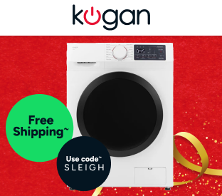 Kogan 9kg Front Load BLDC Inverter Washing Machine (White) Product Image