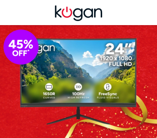 Kogan 24" Curved Full HD 100Hz FreeSync Monitor Product Image