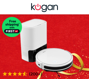 Kogan SmarterHome™ G80 Robot Vacuum Cleaner and Mop with Auto-Empty Dock Product Image