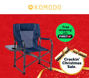 Komodo Foldable Camping Chair with Side Table Product Image