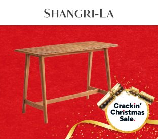 Shangri-La 4-Seater Lorne Acacia Wood Outdoor Bar Table Product Image