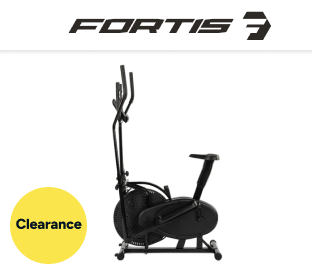 Fortis 5-in-1 Elliptical Cross Trainer Bike Product Image