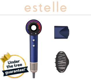 Estelle LED Ionic High Speed Pro Hair Dryer (Navy/Gold) Product Image