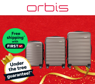 Orbis 3 Piece Capri Spinner Luggage Suitcase Set (Champagne) Product Image