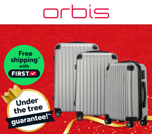 Orbis 3 Piece Tahiti Spinner Luggage Suitcase Set (Silver) Product Image