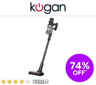 Kogan Z11 Pro Cordless Stick Vacuum Cleaner (Black) Product Image