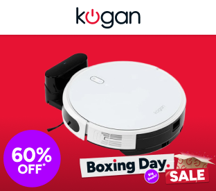 Kogan SmarterHome™ LX14 Laser Robot Vacuum Cleaner and Mop (White) Product Image