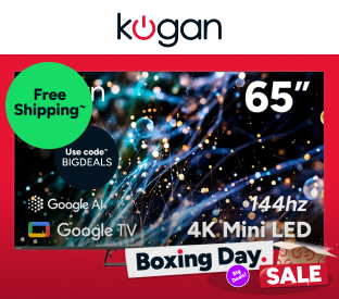 Kogan 65" Mini-LED QLED 4K Smart AI Google TV Product Image