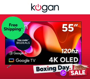 Kogan 55" OLED 4K 120Hz Smart AI Google TV Product Image