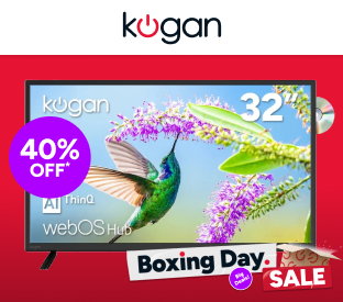 Kogan 32" LED WebOS ThinQ AI Smart TV & DVD Combo Product Image