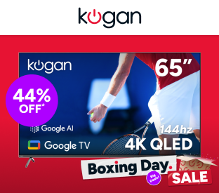 Kogan 65" QLED 4K 144Hz Smart AI Google TV Product Image