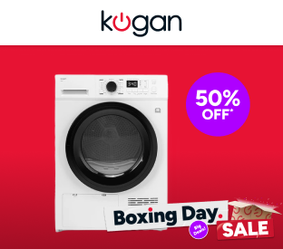 Kogan 8kg Heat Pump Dryer (White) Product Image