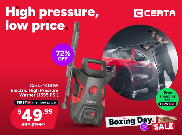 Certa 1400W Electric High Pressure Washer