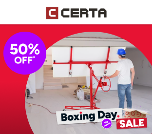 Certa 11ft (335cm) Panel Lift for Drywall Gyprock Plasterboard Product Image