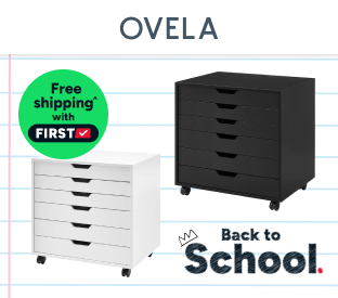 Ovela Alice Wide Mobile Office Drawers Product Image