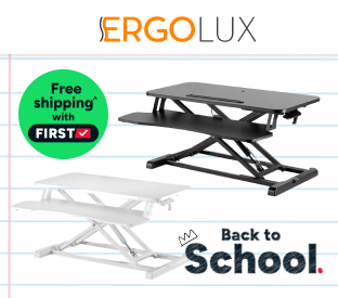 Ergolux Pro Height Adjustable Sit Stand Desk Riser 80cm Product Image