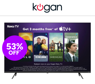 Kogan 50" QLED 4K Smart Roku TV Product Image