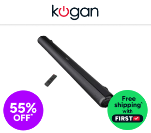 Kogan 2.1 Channel 80W Dolby Soundbar with Built-in Subwoofer Product Image