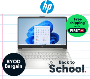 HP 15.6" Touchscreen i3 Windows 11 S Laptop (8GB, 128GB) Product Image