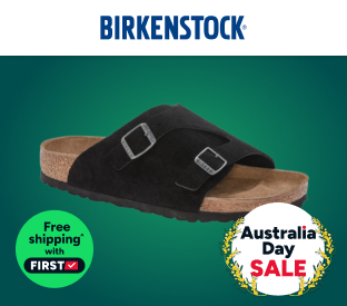 Birkenstock Zurich Suede Leather Sandals (Black) Product Image