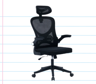 Ovela Owen Office Chair with Tilt Function (Black) Product Image