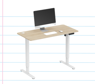 Ergolux Electric Standing Desk 120 x 60cm Product Image