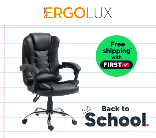 Ergolux Luxor Executive Office Chair (Black) Product Image