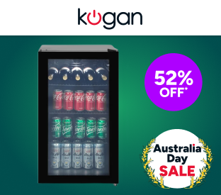 Kogan 93L Glass Door Bar Fridge Product Image