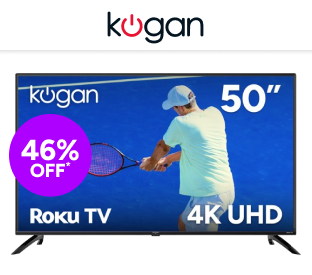 Kogan 50" LED 4K Smart Roku TV Product Image