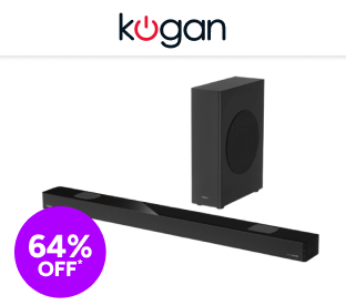 Kogan 5.1.2 Channel 200W Dolby Atmos Soundbar with Wireless Subwoofer Product Image