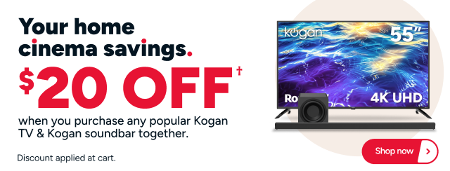 Kogan TV & Soundbar Promo