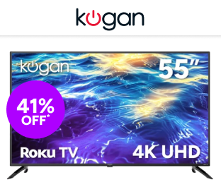 Kogan 55" LED 4K Smart Roku TV Product Image