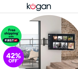 Kogan Motorised Swing TV Mount for 32" - 75" TVs Product Image